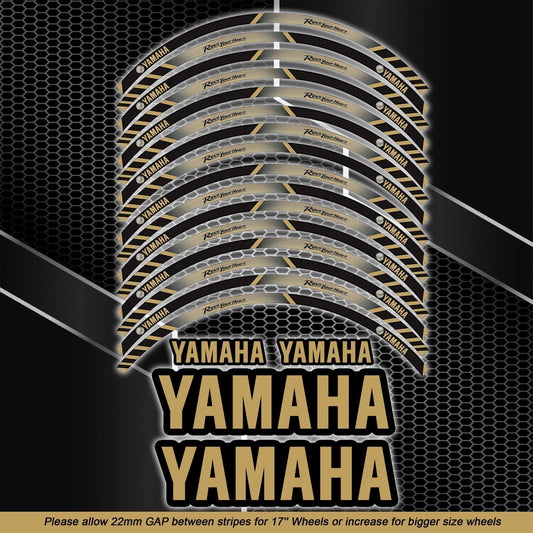 Yamaha Motorcycle Rim Decals – Wheel Stickers