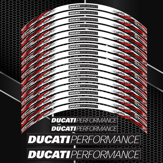 Ducati Motorrad Felgenaufkleber – Rim Stickers Edition