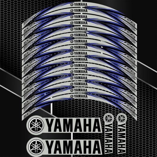 Yamaha YZF-R6 Rim Stickers – Motorcycle Wheel Decal Kit