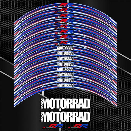BMW S1000RR M Sport Performance Wheel Decals – Rim Stickers