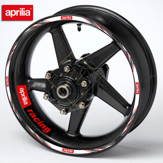 Aprilia RSV4 RS Wheel Decals – Motorcycle Rim Sticker Kit