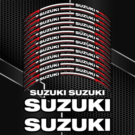 Suzuki Motorcycle Wheel Decals – Rim Stickers