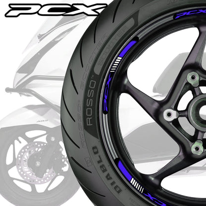 Honda PCX Scooter Wheel Decals – Motorcycle Rim Stickers