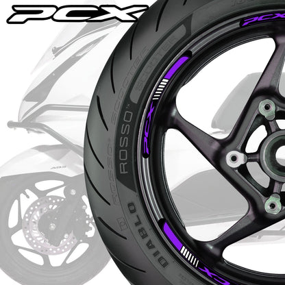 Honda PCX Scooter Wheel Decals – Motorcycle Rim Stickers