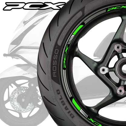 Honda PCX Scooter Wheel Decals – Motorcycle Rim Stickers
