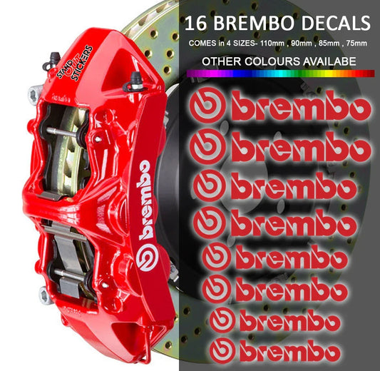 Brembo Brake Caliper Decal – Performance Sticker