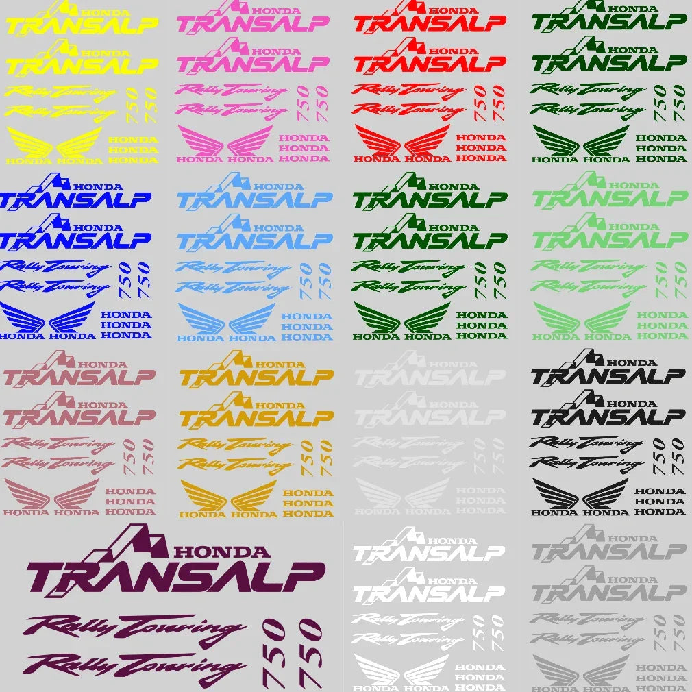 Honda Transalp 750 Motorcycle Decal Kit