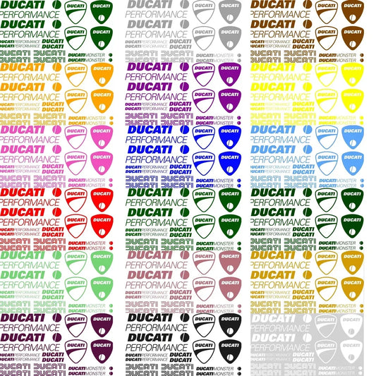 Ducati Monster Motorcycle Decal Kit