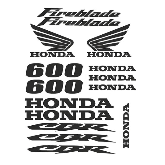 Honda CBR600 Fireblade Motorcycle Decal Kit