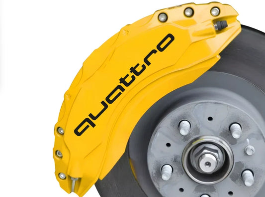 Audi Quattro Bremssattel-Aufkleber – Dekor-Set