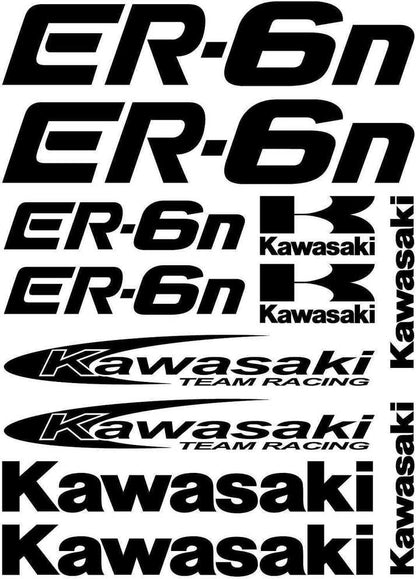 Aufkleber-Set für Kawasaki ER-6N Motorrad