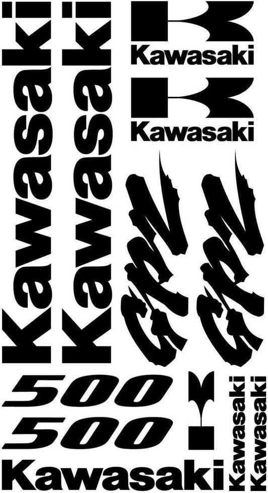 Aufkleber-Set für Kawasaki GPZ 500 Motorrad