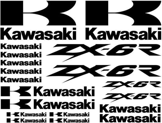 Aufkleber-Set für Kawasaki ZX-6R Motorrad