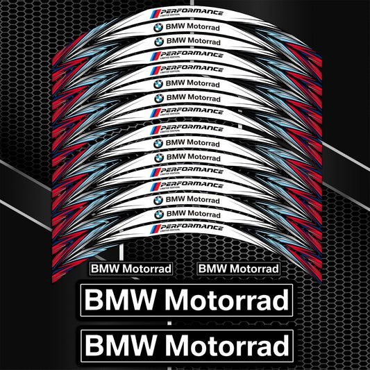 BMW M Sport Rim Stickers – Motorcycle Wheel Decals