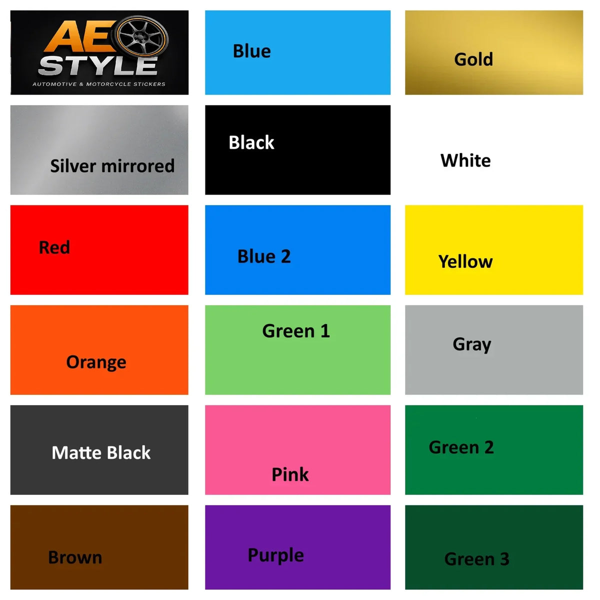 Color swatches with various colors and graphixride branding at the top.