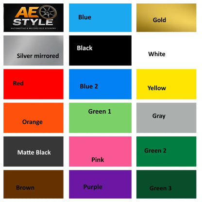 Color swatches with various colors and graphixride branding at the top.