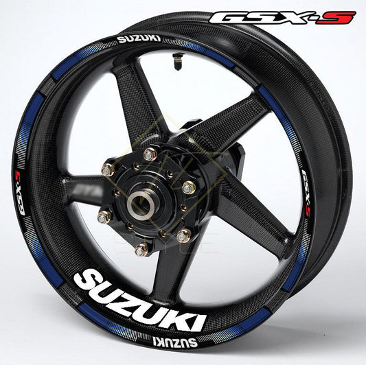 Suzuki GSX-S 750/1000 wheel decals 20pcs rim and inner wheel stickers