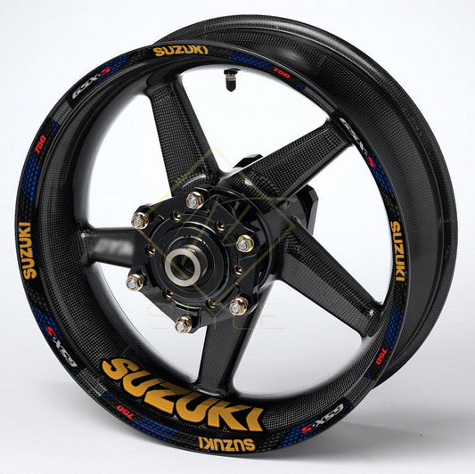 Suzuki GSX-S750 wheel decals 20-piece rim and inner wheel stickers