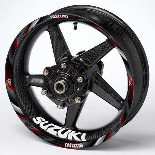 Suzuki GSX-R Gixxer 600/750/1000 wheel decals 20pcs rim stickers set