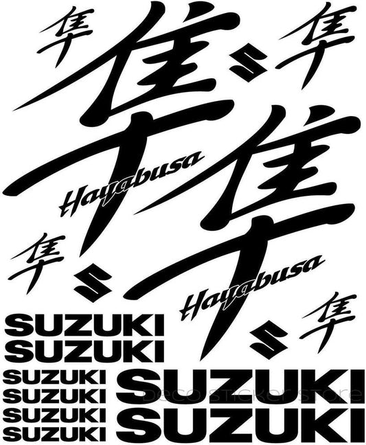 Suzuki logo with stylized text in black on a white background