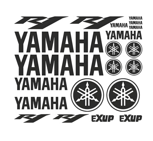Yamaha R1 EXUP Motorcycle Decal Kit
