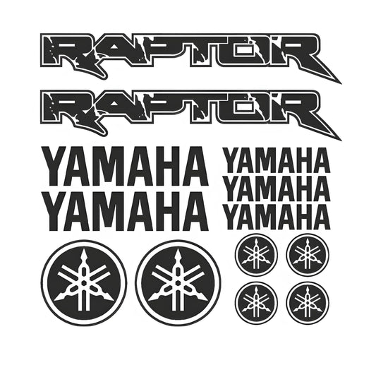 Yamaha Raptor Motorcycle Decal Kit – ATV Graphics